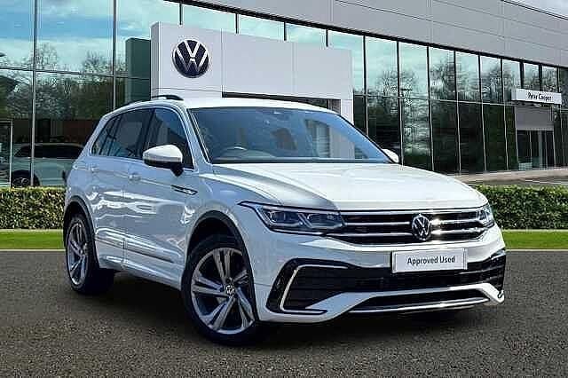 White Used 2023 VW Tiguan R-line Edition SUV | £26,991 (Fair price) - Image 1/4