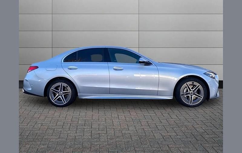 Used Mercedes C300e AMG line 313 HP (230 kW) 2023 Silver Sedan