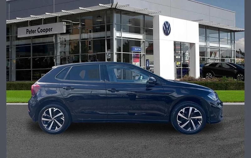 Used VW Polo Match 95 HP (69 kW) 2025 Black Hatchback