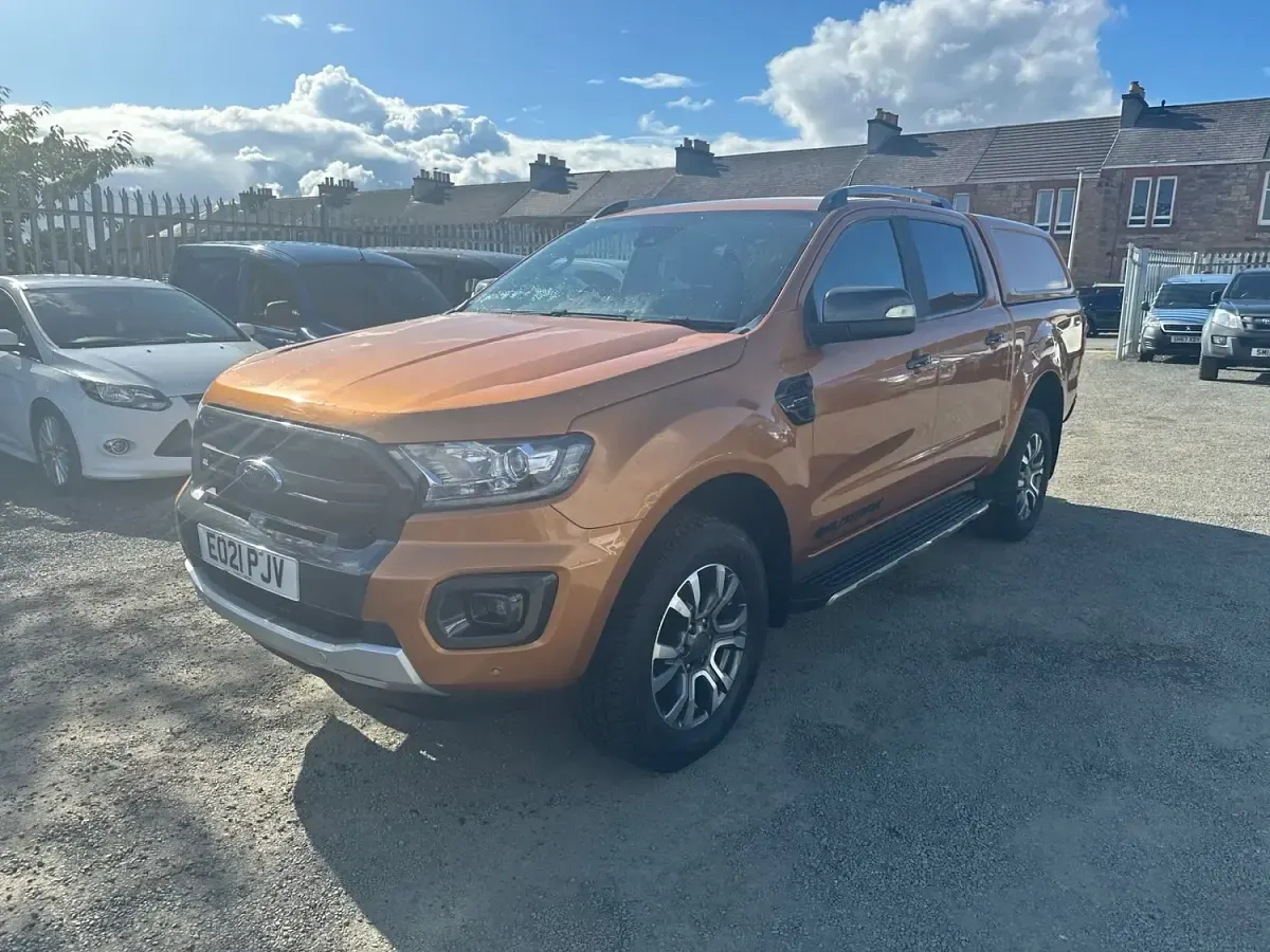 Used Ford Ranger Wildtrack 2021 Orange Pickup