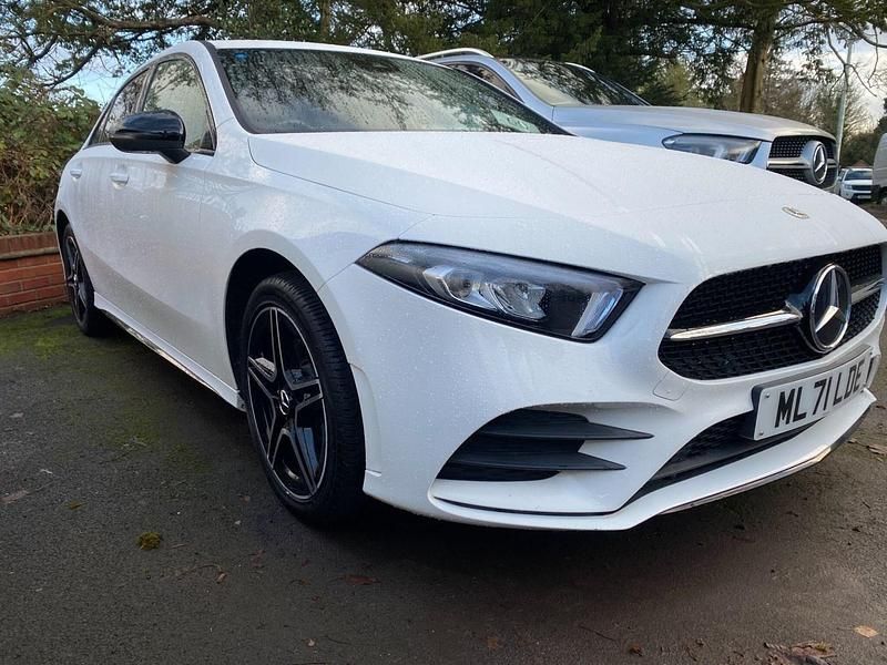 White Used 2021 Mercedes A250 AMG line Sedan | £17,950 (Good price) - Image 1/4