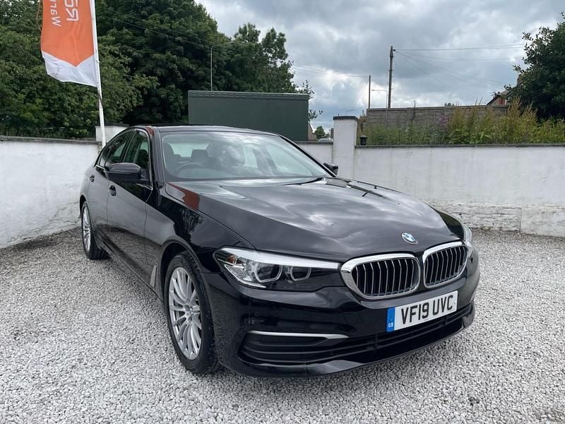 Black Used 2019 BMW 520 Sedan | £10,790 (Good price) - Image 1/4