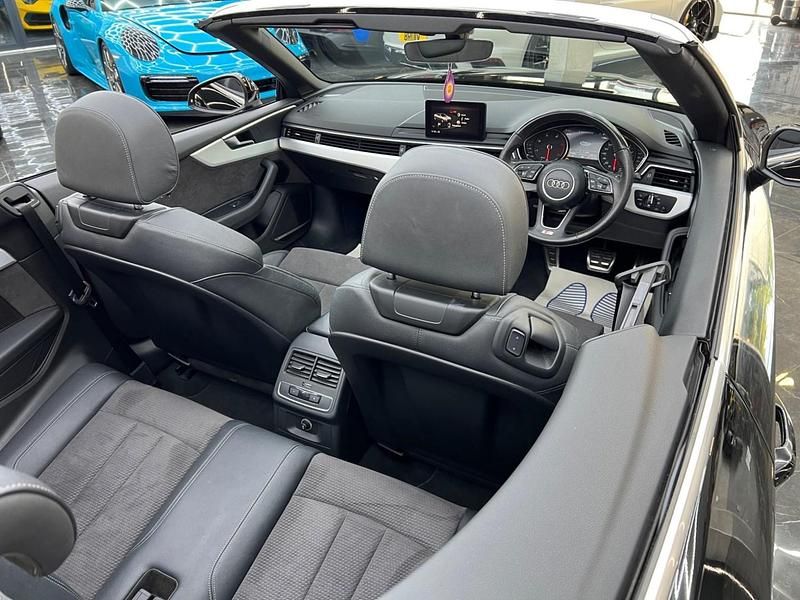 Begagnad Audi A5 Cabriolet S-Line 190 HK (139 kW) 2018 Svart Cab
