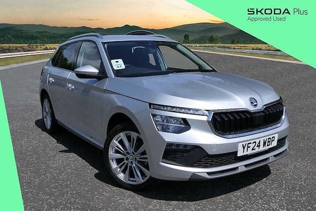 Brilliant silver metallic Used 2024 Skoda Kamiq SE L SUV | £19,750 (Fair price) - Image 1/4