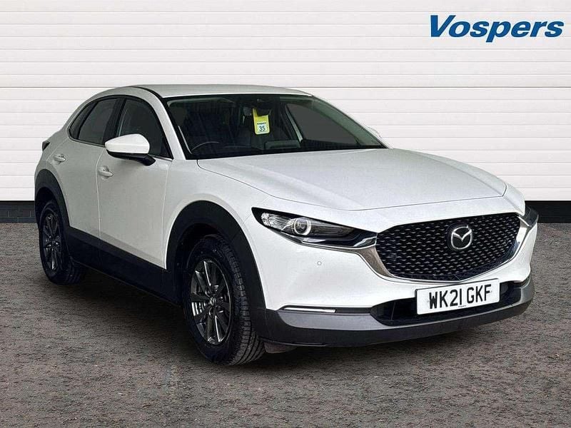 White Used 2021 Mazda CX-30 SUV | £16,450 (Fair price) - Image 1/3