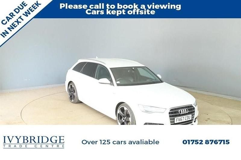 Begagnad Audi A6 S-Line 190 HK (139 kW) 2017 Vit Kombi