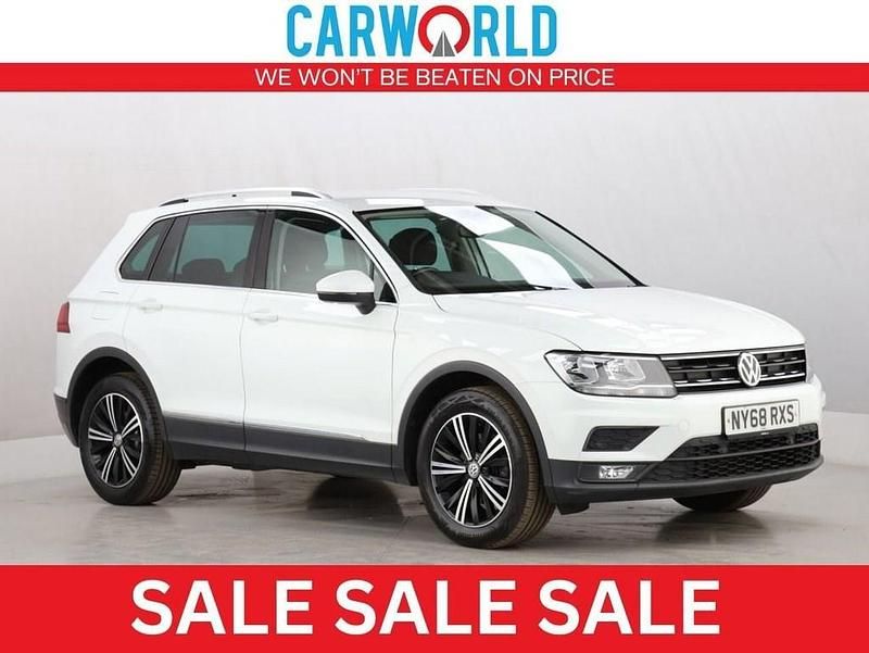 White Used 2019 VW Tiguan SE SUV | £11,990 (Fair price) - Image 1/3