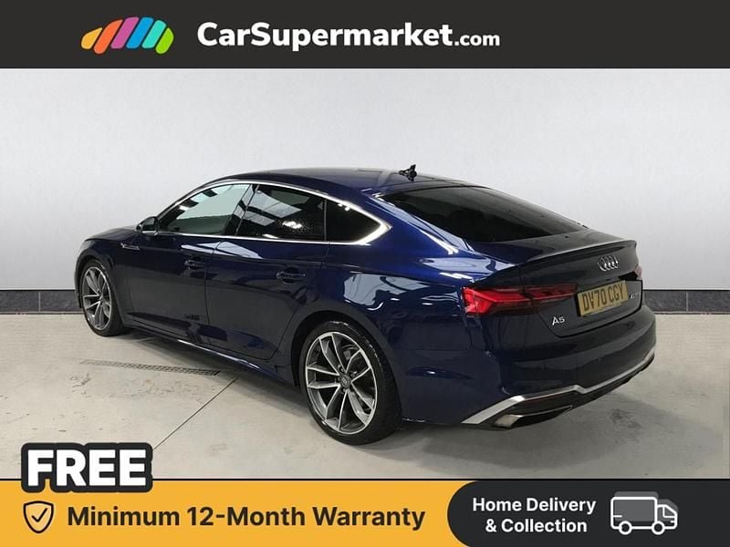 Used Audi A5 S-Line 2020 Blue Hatchback