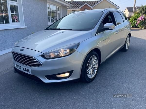 Silver Used 2017 Ford Focus Zetec Estate | £6,250 (Good price) - Image 1/4