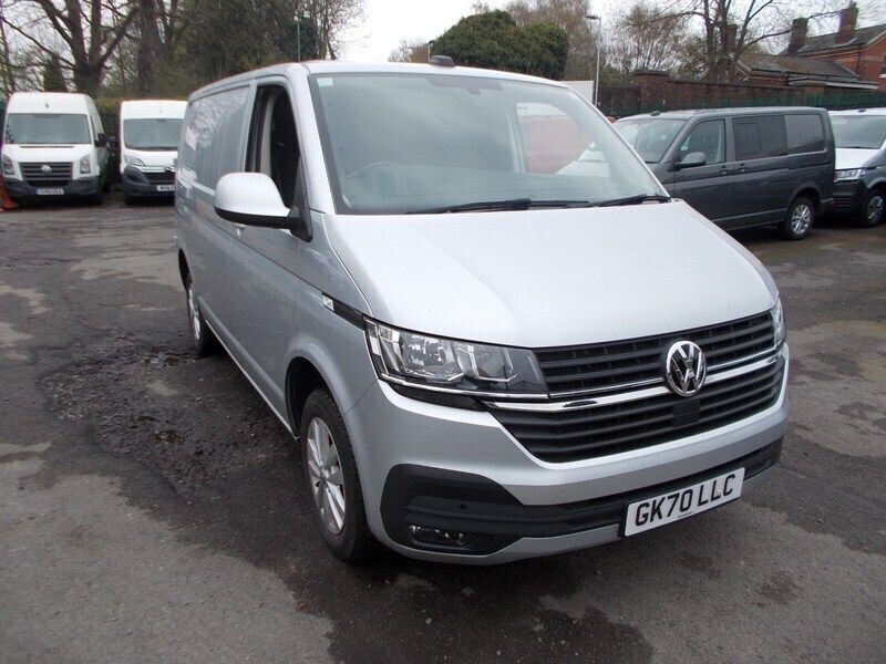 Silver Used 2020 VW T6.1 Highline Van | £21,995 (Fair price) - Image 1/4