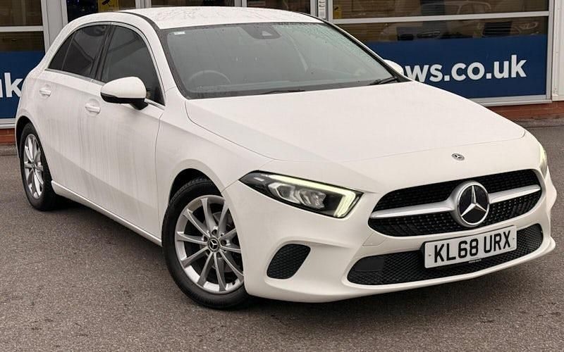 White Used 2019 Mercedes A180 Hatchback | £13,495 (Good price) - Image 1/3