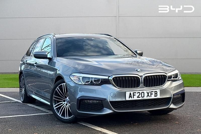 Blue Used 2020 BMW 520 M Sport Estate | £22,150 (Good price) - Image 1/4