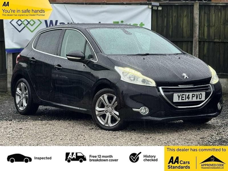 Black Used 2014 Peugeot 208 Allure Hatchback | £3,295 (Good price) - Image 1/3