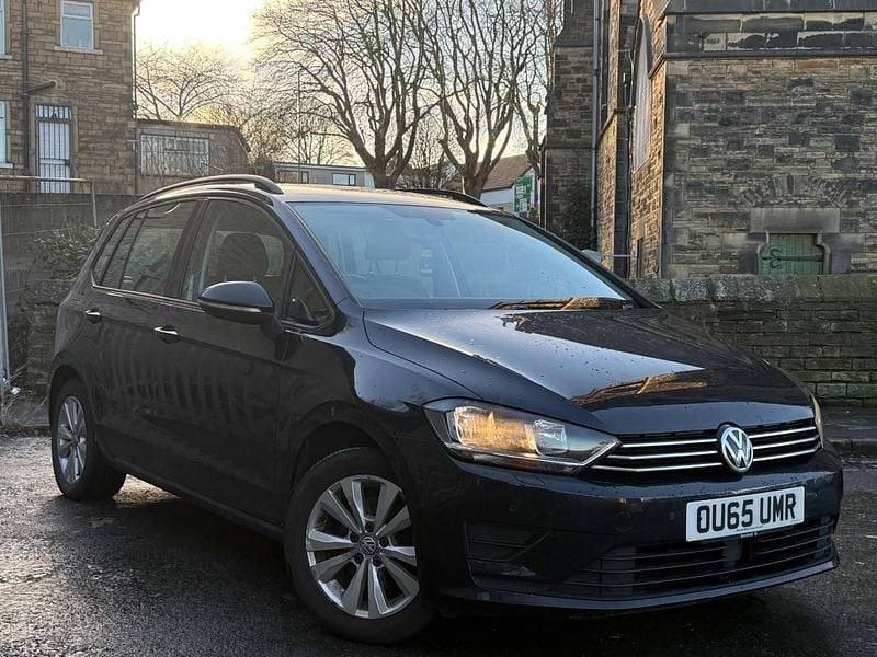 Black Used 2015 VW Golf Sportsvan SE MPV | £3,490 (Fair price) - Image 1/4