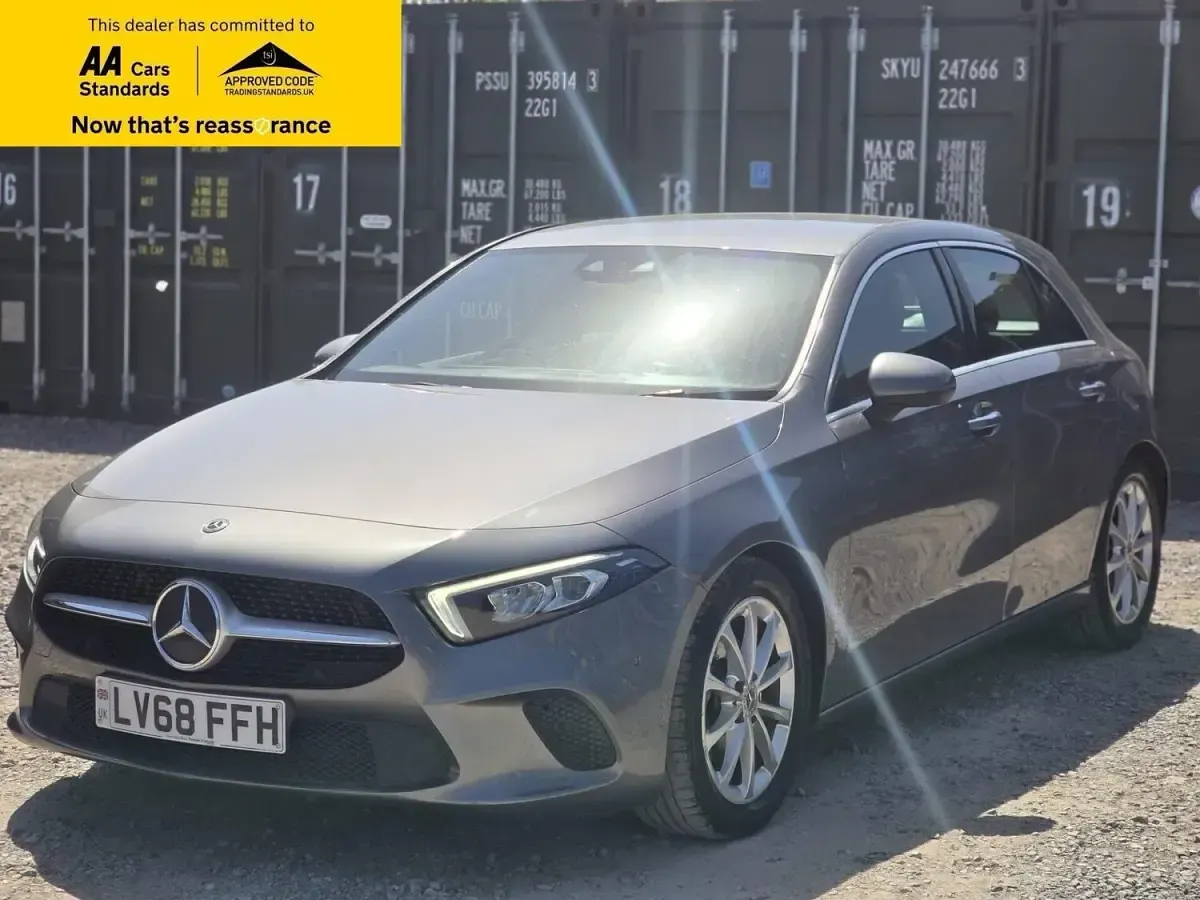 Begagnad Mercedes A180 Premium 116 HK (85 kW) 2018 Grå Halvkombi