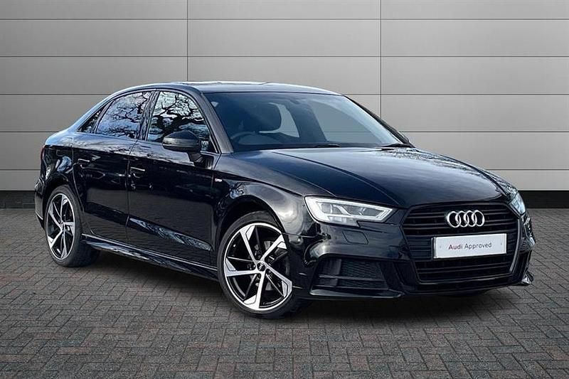 Used Audi A3 Black Edition 116 HP (85 kW) 2018 Black Sedan