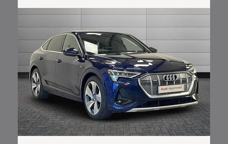 Blue Used 2022 Audi e-tron Sportback S-Line SUV | £27,190 (Fair price) - Image 1/4