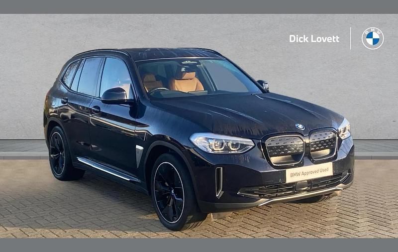 Black Used 2021 BMW iX3 Shadowline SUV | £24,777 (Fair price) - Image 1/4
