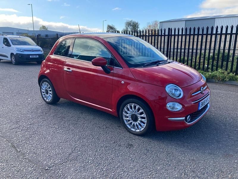 Used Fiat 500 Lounge 69 HP (50 kW) 2018 Red Hatchback