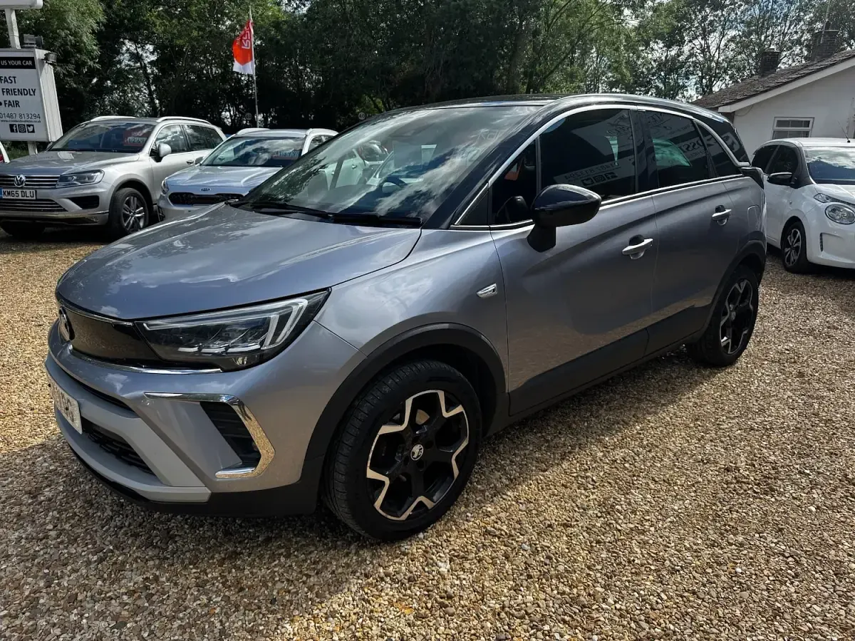 Used Vauxhall Crossland Elite 130 HP (95 kW) 2021 Grey SUV