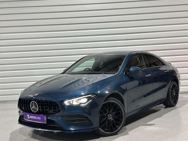 Used Mercedes CLA250 AMG Line Premium 2021 Blue Sedan