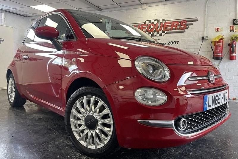 Red Used 2015 Fiat 500 Lounge Hatchback | £8,500 (Fair price) - Image 1/1