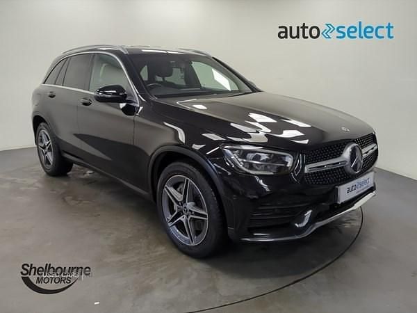 Black Used 2021 Mercedes GLC220 AMG line Estate | £24,844 (Fair price) - Image 1/4
