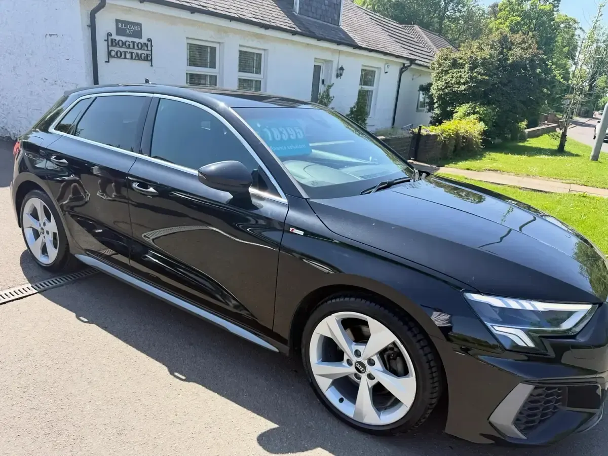 Used Audi A3 S-Line 150 HP (110 kW) 2021 Black Sedan