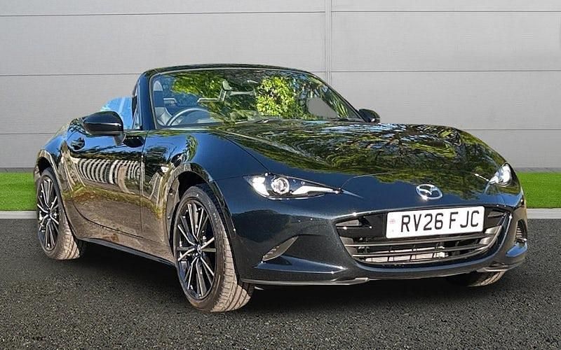 Ny Mazda MX5 Exclusive-Line 184 HK (135 kW) 2026 Svart Cab