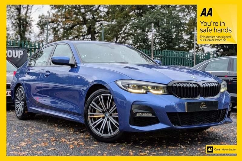 Blue Used 2020 BMW 330e M Sport Sedan | £17,988 (Fair price) - Image 1/3