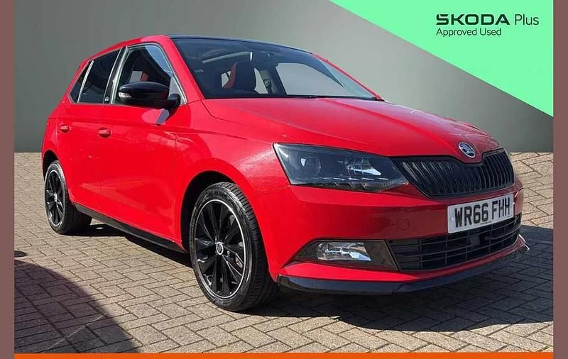 Used Skoda Fabia Monte Carlo 108 HP (79 kW) 2016 Corrida red Hatchback