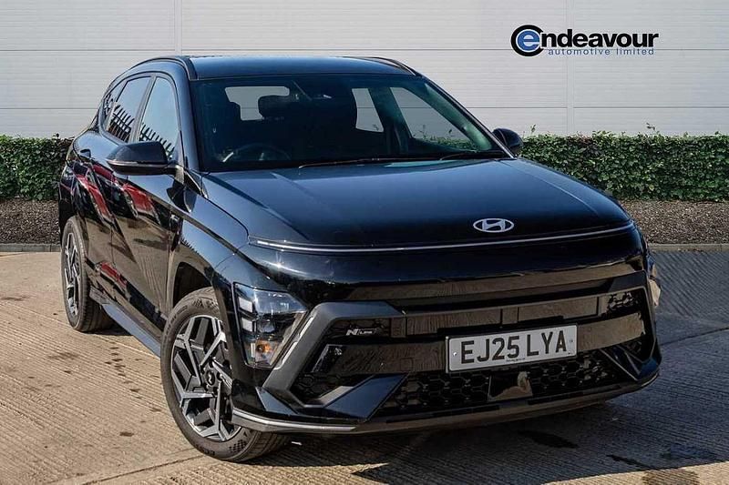 Second-hand Hyundai Kona N Line 129 CP (94 kW) 2025 Negru SUV