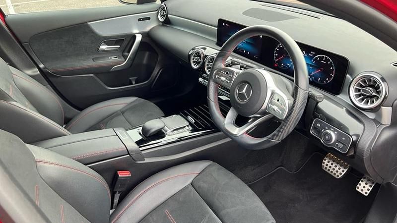 Used Mercedes A180 AMG Line Premium 136 HP (100 kW) 2022 Red