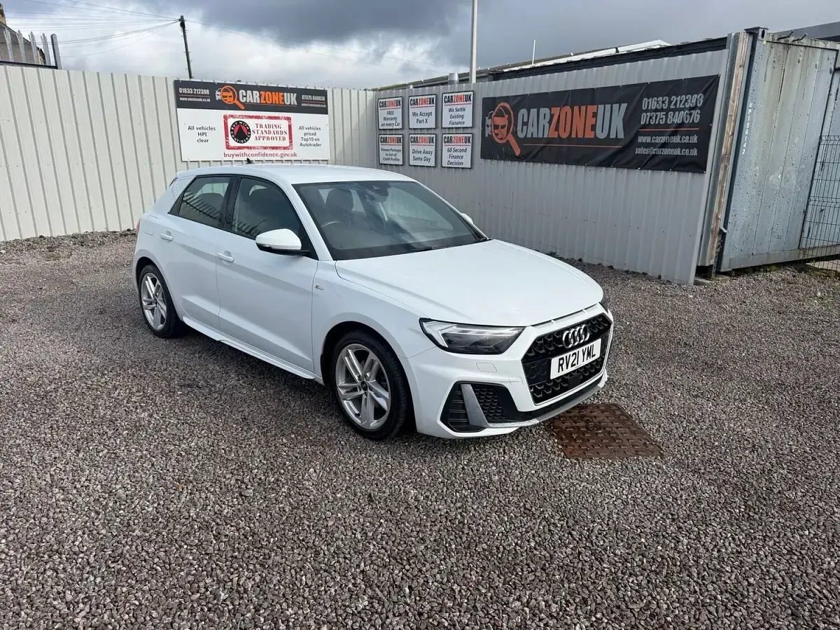 Used Audi A1 Sportback S-Line 110 HP (80 kW) 2021 White Hatchback