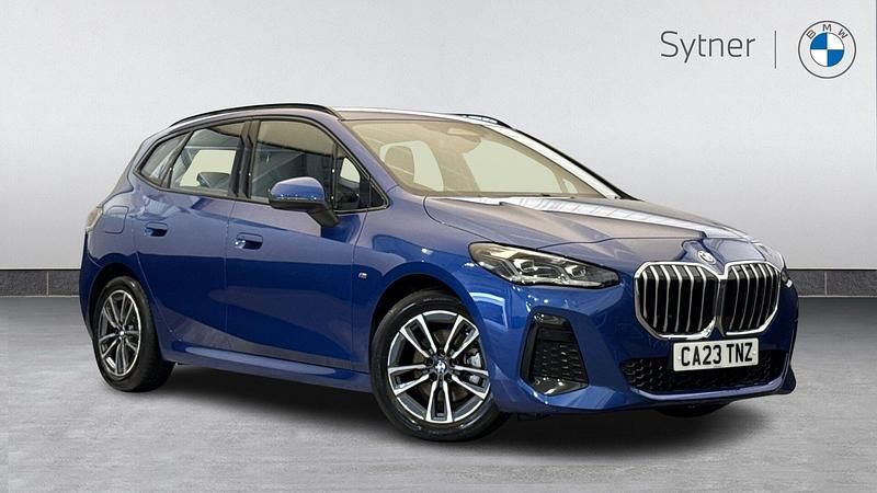 Used BMW 220 Active Tourer M Sport 168 HP (123 kW) 2023 Blue MPV