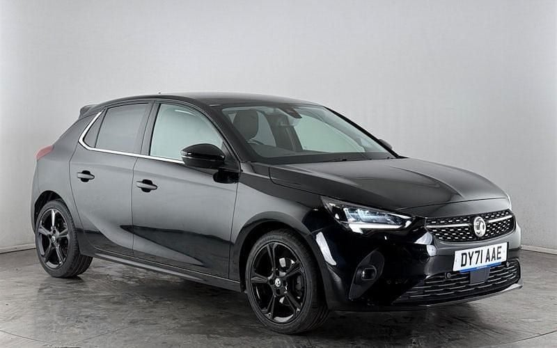Used Vauxhall Corsa Elite 101 HP (74 kW) 2021 Black Hatchback