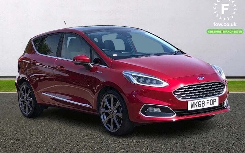 Red Used 2018 Ford Fiesta Vignale Hatchback | £11,199 (Fair price) - Image 1/4