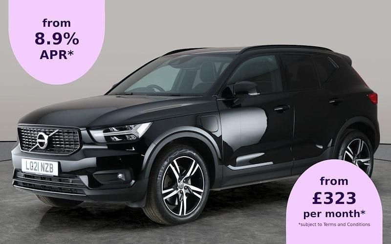 Black Used 2021 Volvo XC40 R-Design SUV | £21,338 (Good price) - Image 1/2