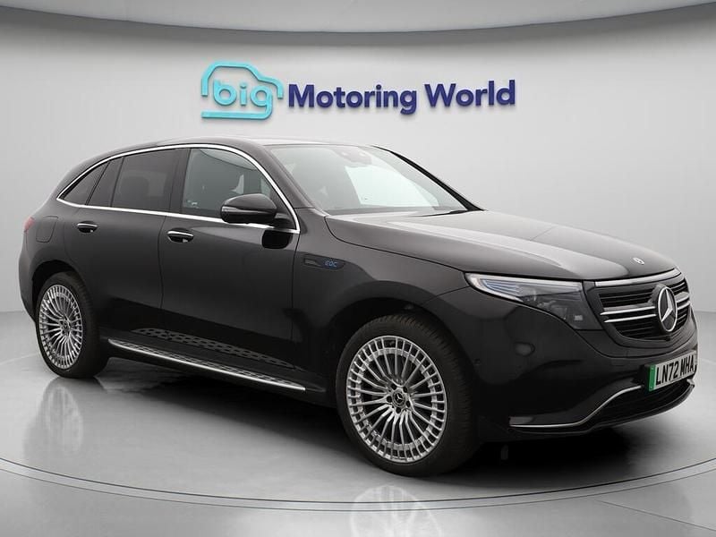 Black Used 2022 Mercedes EQC400 AMG line SUV | £29,500 (Fair price) - Image 1/4