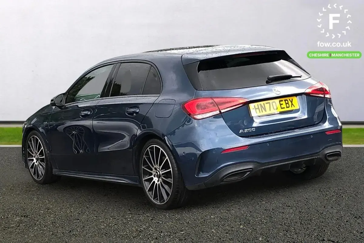 Used Mercedes A180 Exclusive 2021 Blue Hatchback