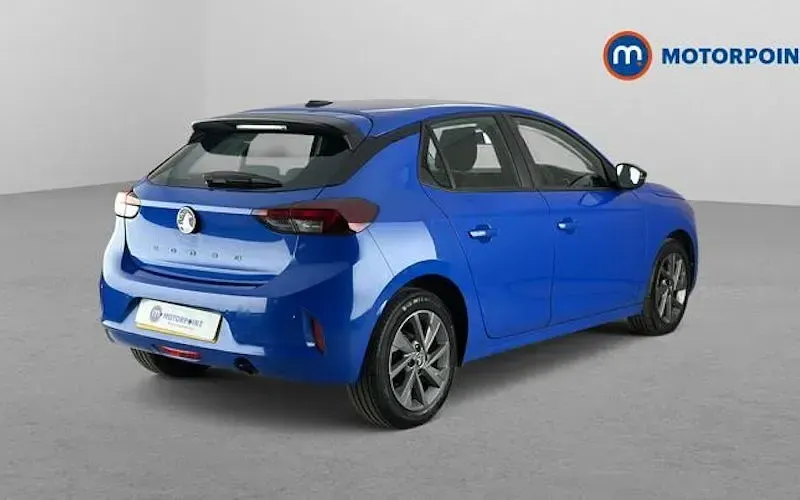 Used Vauxhall Corsa Design Edition 75 HP (55 kW) 2023 Blue Hatchback