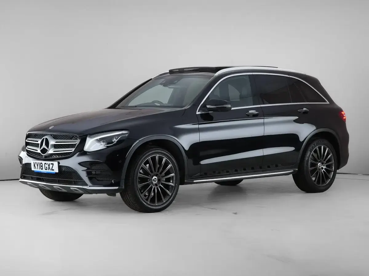 Used Mercedes GLC250 AMG Line Premium 204 HP (150 kW) 2018 Black SUV