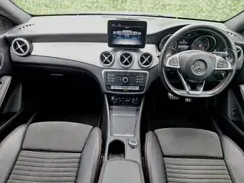 Used Mercedes CLA220 AMG line 177 HP (130 kW) 2018 Silver Coupe