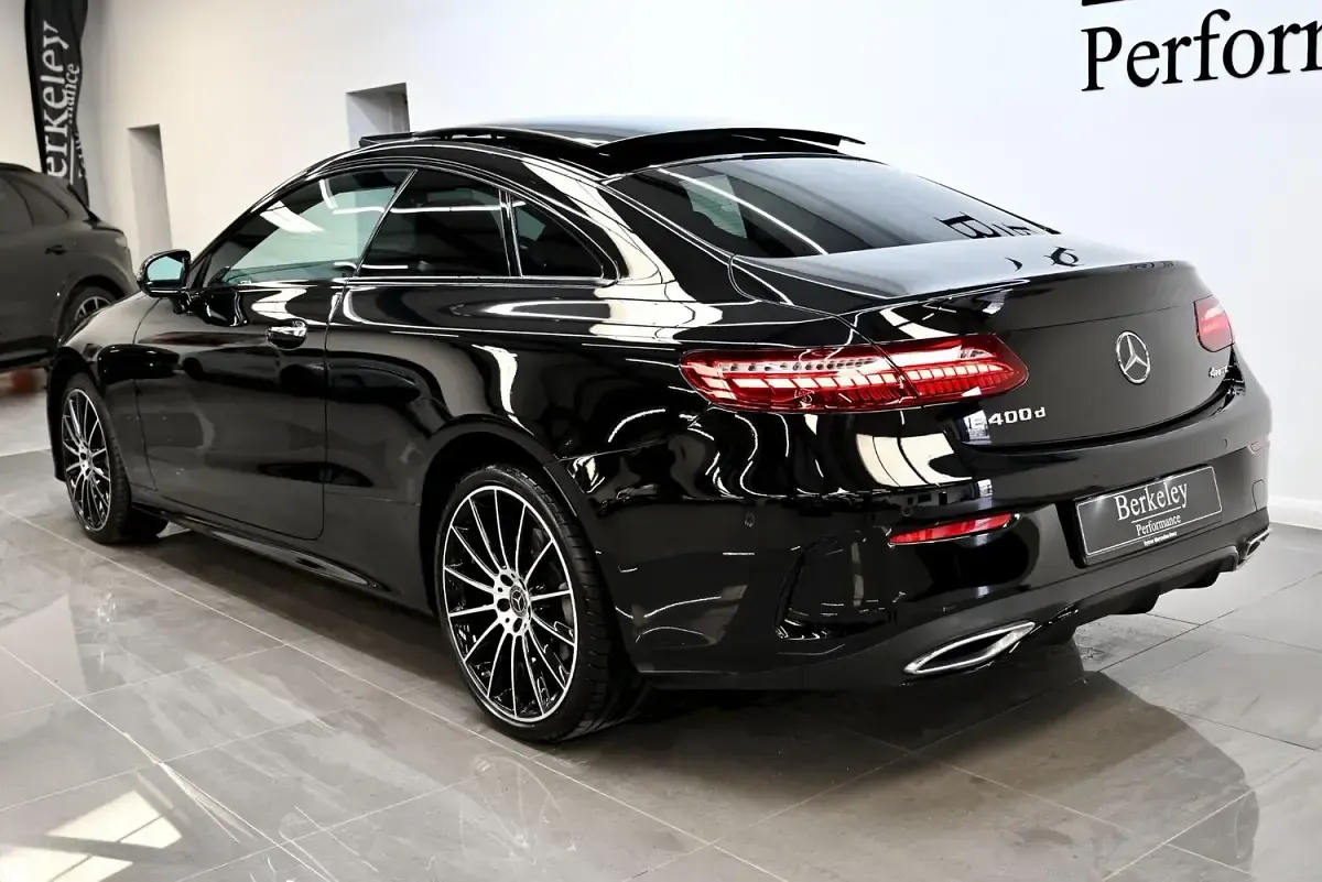 Used Mercedes E400 AMG line 2023 Black Coupe