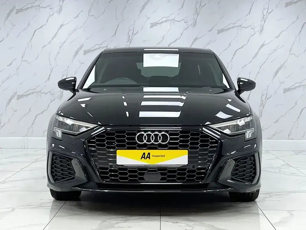 Used Audi A3 S-Line 150 HP (110 kW) 2020 Black Sedan