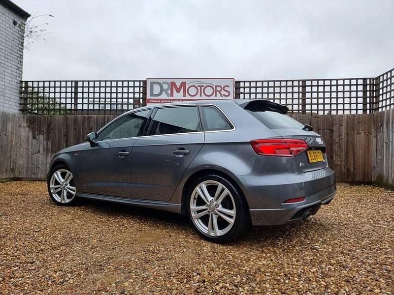 Used Audi A3 Sportback S-Line 116 HP (85 kW) 2018 Grey Hatchback