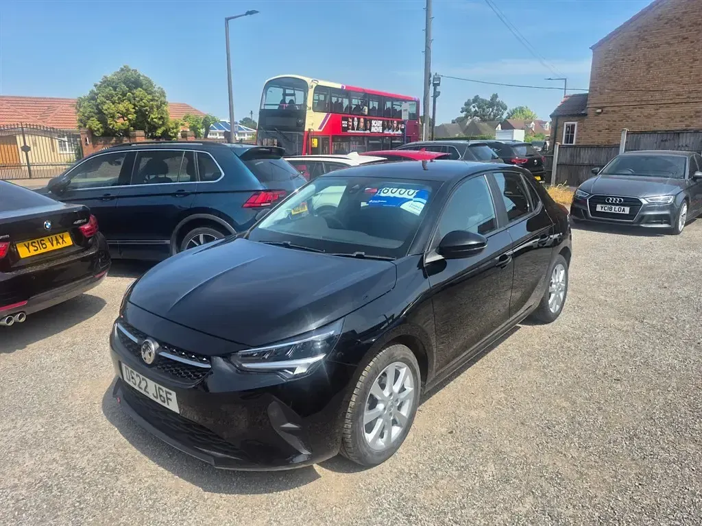 Used Vauxhall Corsa Edition 75 HP (55 kW) 2022 Black Hatchback
