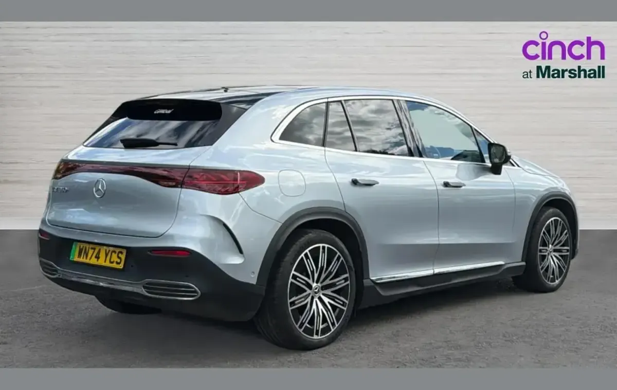 Used Mercedes EQE350 AMG line 214 kW (292 HP) 2024 Silver Sedan