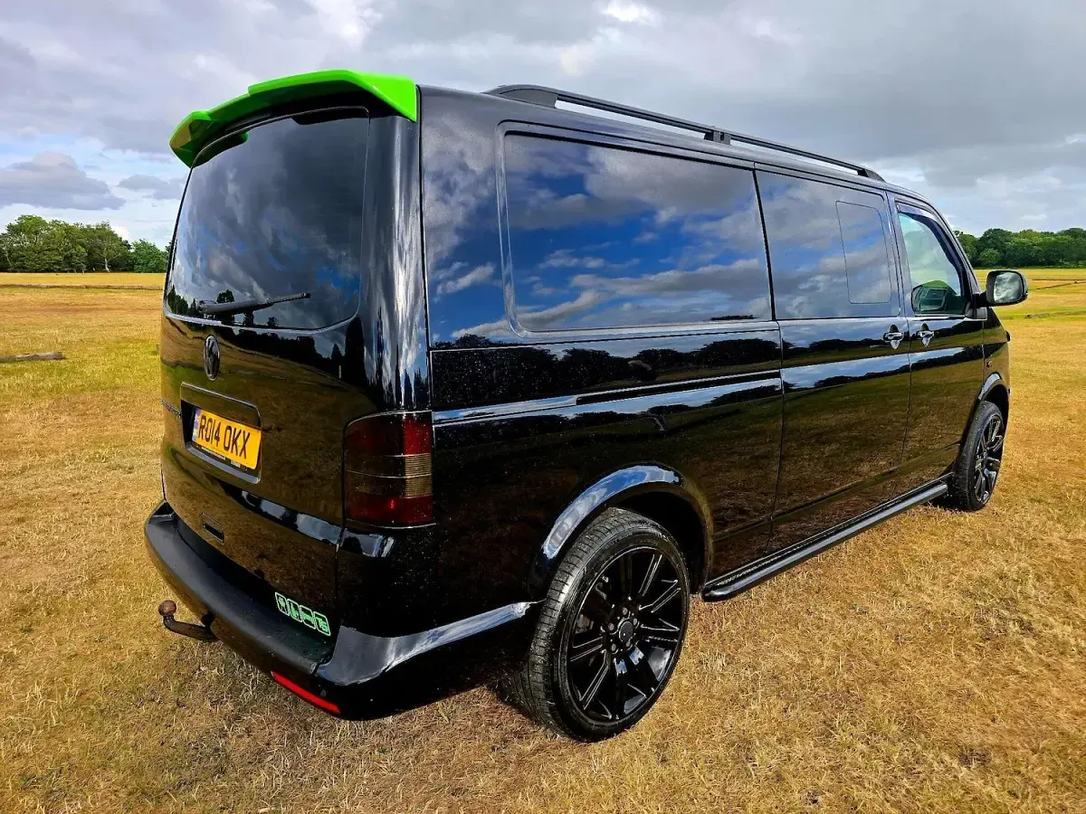 Used VW T5 Highline 140 HP (102 kW) 2014 Black Van