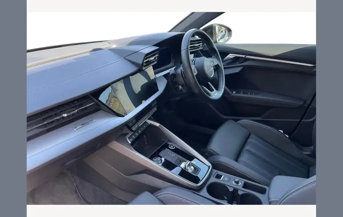 Used Audi A3 S-Line 150 HP (110 kW) 2023 Black Sedan